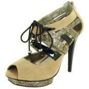 MULTI STRAP PLATFORM HEELS